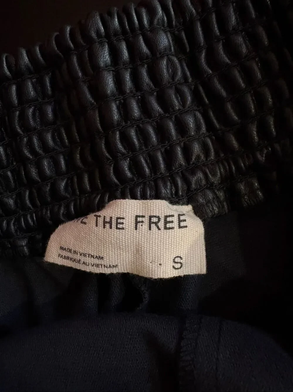 We The Free faux leather skirt size S